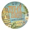 American Art Decor Tiki Bar Round MDF Wall Plaque - 20" x 20" x 0.35"
